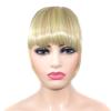 Battnot Women's Short Clip-In Bangs Hairpiece, High-Temperature Fiber, 15 cm, Gold view 2
