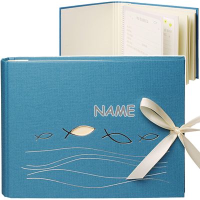 3-in-1 Communion, Confirmation & Confirmation Anniversary Memory Album with Personalized Name