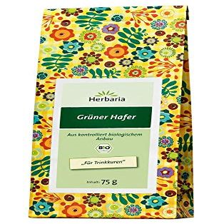 Herbaria Organic Green Oat Tea - 75 g - Pack of 6