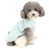 Ranphy Striped Pet Shirt, Cotton, for Small Dogs, Size XXL, Green view 2