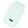 Ranphy Striped Pet Shirt, Cotton, for Small Dogs, Size XXL, Green view 3