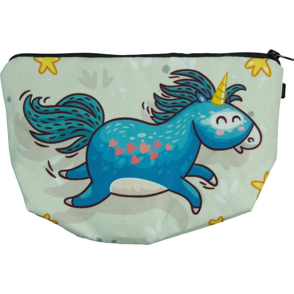 cosey Makeup Bag, Trendy Cosmetic and Toiletry Pouch – Cheerful Unicorn