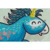 cosey Makeup Bag, Trendy Cosmetic and Toiletry Pouch – Cheerful Unicorn view 3