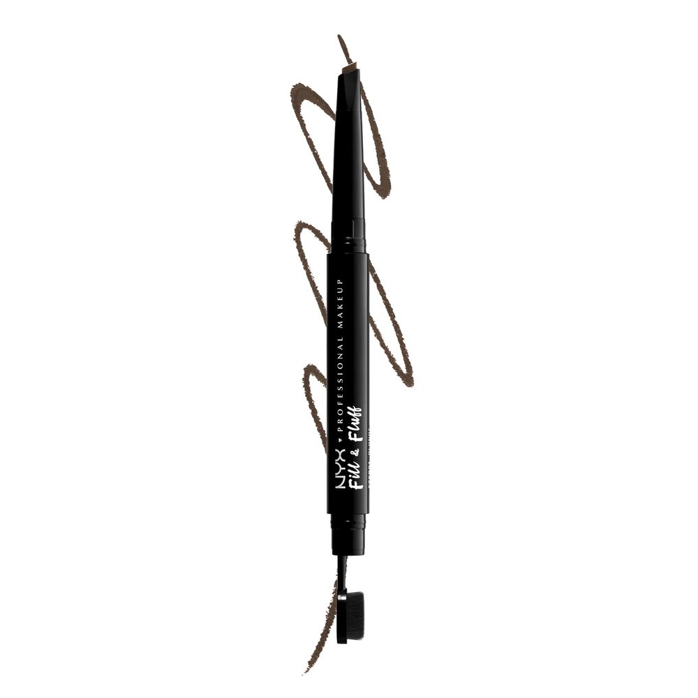 NYX Professional Makeup Fill & Fluff Eyebrow Pomade Pencil, Ash Brown