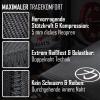 Strength Shop 5 mm Neoprene Knee Sleeves for Women & Men, 1 Pair (L), Black, Highly Tear-Resistant, for Weightlifting & Strength Training view 4