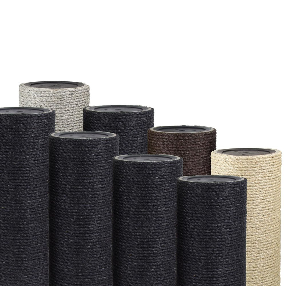 Kratzbaumland 15 cm Sisal Scratching Post, 68 cm, M10 (10 mm), Black