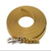 LENNIE BioThane Long Line, 9 mm, Dogs 5–15 kg, 2 m, No Hand Loop, Gold, Braided view 1