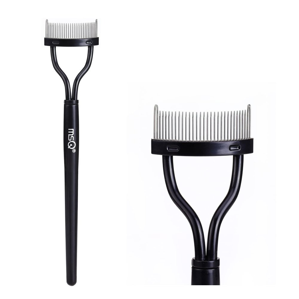 MSQ Stainless Steel Eyelash Comb and Mascara Lash Separator