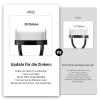 MSQ Stainless Steel Eyelash Comb and Mascara Lash Separator view 2