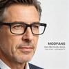 MODFANS 3-Pack Reading Glasses 1.0, Black view 3