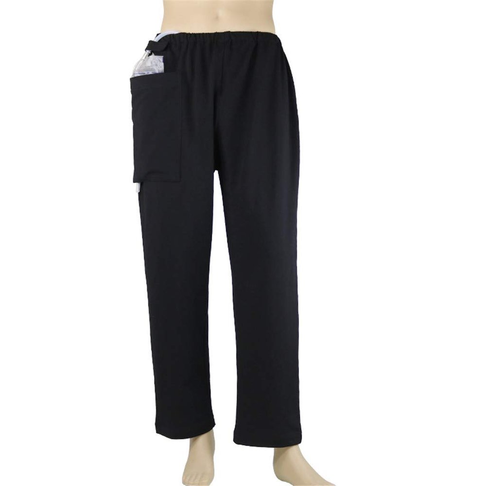 Urinary Drainage Bag Care Pants, Black, M