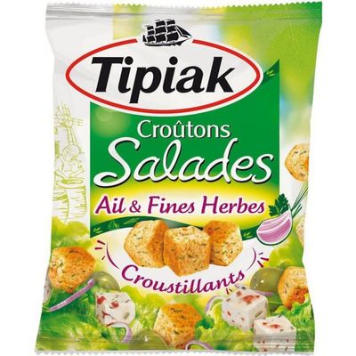 Tipiak CROA Tone Salad Garlic & Herb Crispy 50 g (4 pieces)