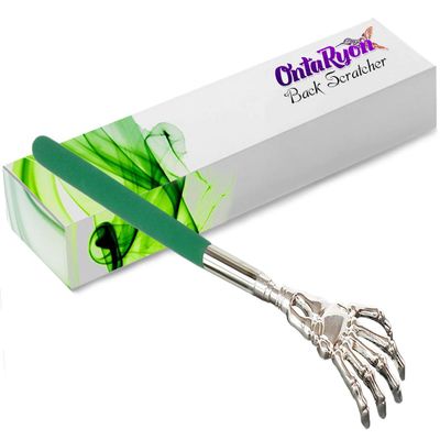OntaRyon Telescopic Back Scratcher, Green