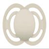 MAM Perfect Pacifier, 6+ Months, Symmetrical Flat Extra-Thin Flexible Silicone, Neutral Matte, 1 Count view 1