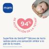 MAM Perfect Pacifier, 6+ Months, Symmetrical Flat Extra-Thin Flexible Silicone, Neutral Matte, 1 Count view 2