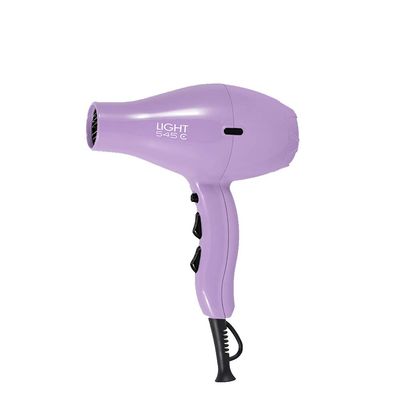 Melcap Phono Compact Lightweight Hair Dryer, 545C, 2 Speeds, 2,100 W, with 2 Piccolo Nozzles, Violet