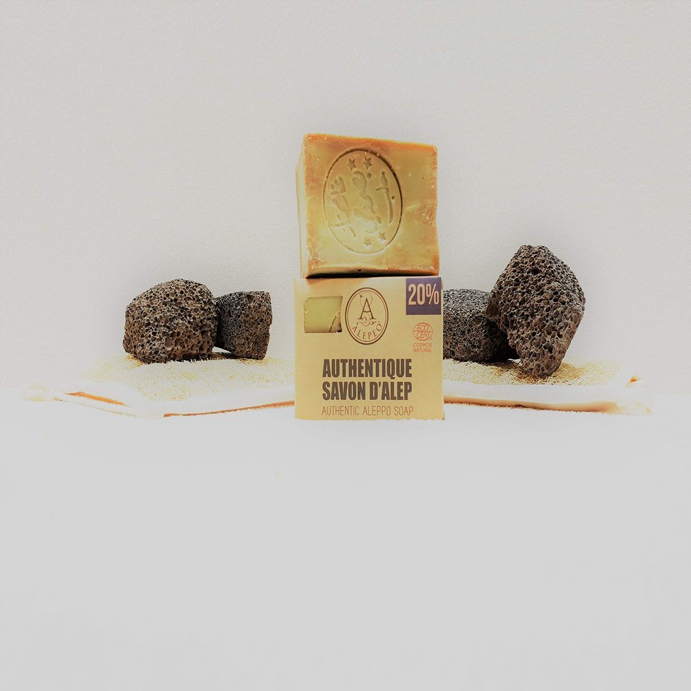 Alepeo Aleppo Soap with 20% Laurel Oil for Body & Hair