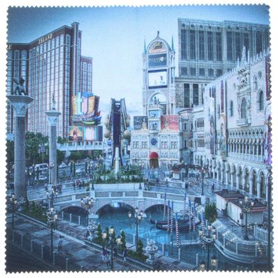 Motiv Microfiber Cloth with Impressions - Bridge - Eyeglass Cleaning Cloth - 15x18cm