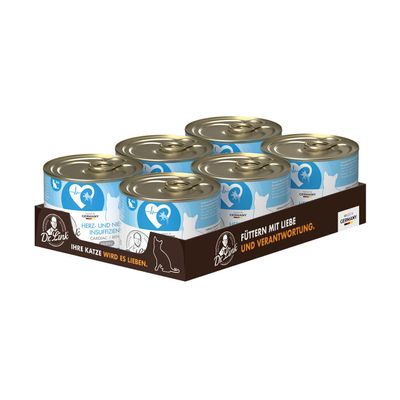 Dr. Link Special Diet Cat Food for Heart & Kidney Support, Chicken, 6 x 200 g Cans