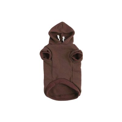 Sourcing Map Dog Hoodie Cotton Winter/Spring/Autumn Pet Sweatshirt Warm Coat Brown XS