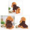 Sourcing Map Dog Hoodie Cotton Winter/Spring/Autumn Pet Sweatshirt Warm Coat Brown XS view 2