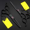Left-Handed Hairdressing Scissors - Premium Salon Shears - Super-Sharp HQ J2 Steel, Black, 6 Inches view 2