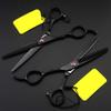 Left-Handed Hairdressing Scissors - Premium Salon Shears - Super-Sharp HQ J2 Steel, Black, 6 Inches view 3