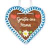 Gingerbread Heart with “Greetings from Hamm” Message, 12 cm | LEBKUCHEN WELT view 1