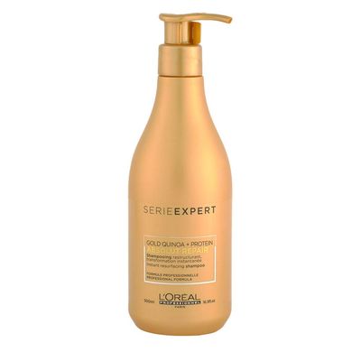 L'Oréal Professionnel Serie Expert Absolut Repair Shampoo for Damaged, Dry Hair, Gold Quinoa + Protein, 500 ml