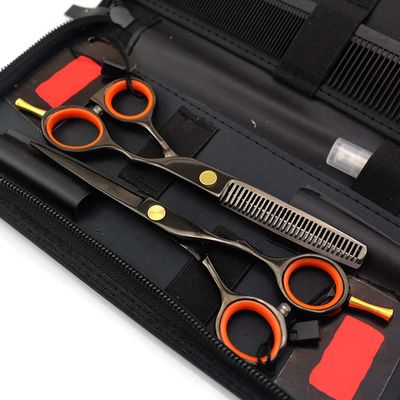 DANTB Comfortable Hairdressing Scissors for Babies, Professional Imported Stainless Steel, Rounded Tip to Avoid