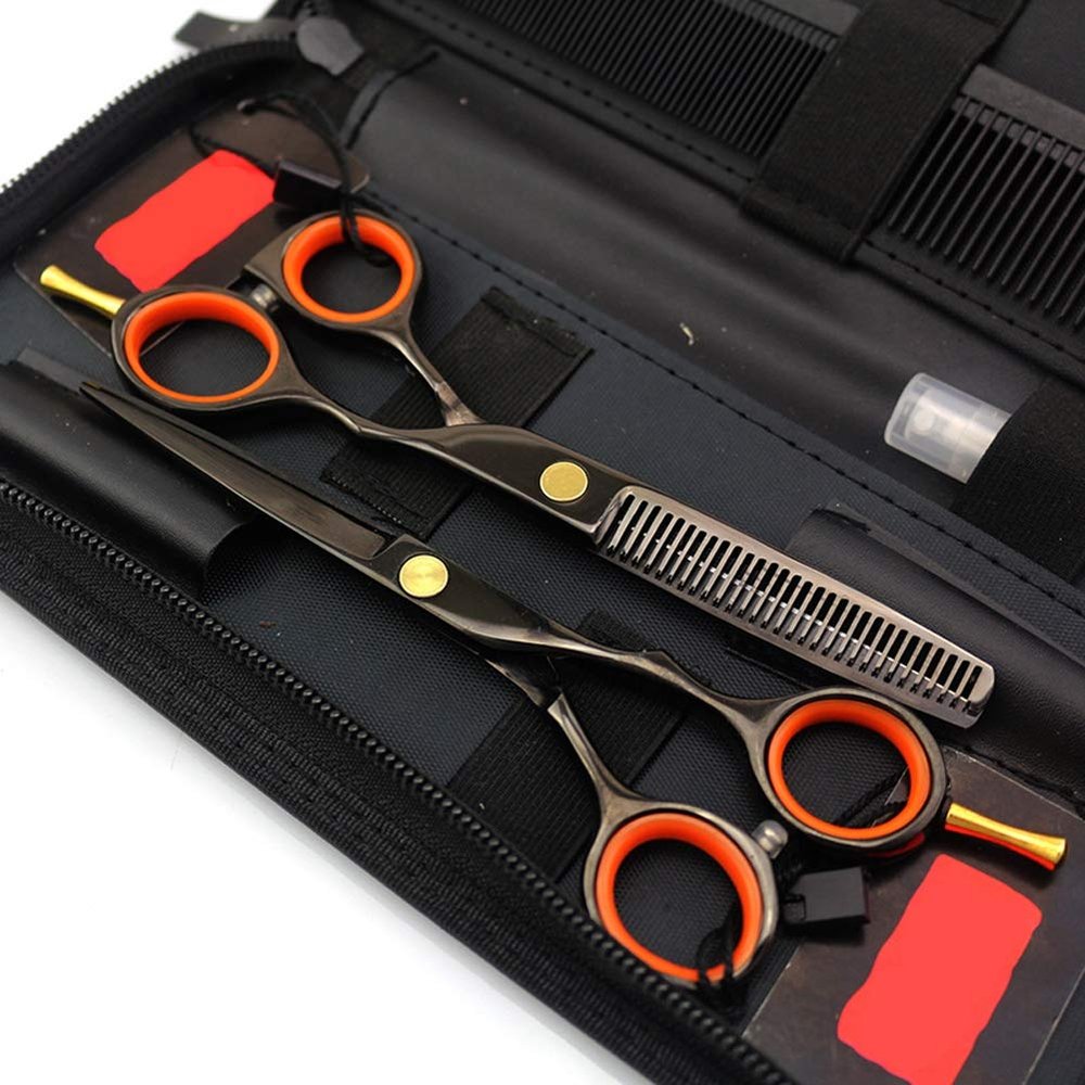 DANTB Comfortable Hairdressing Scissors for Babies, Professional Imported Stainless Steel, Rounded Tip to Avoid