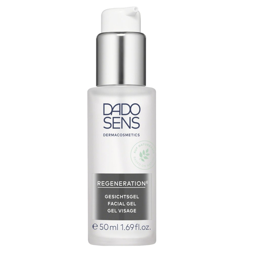 DADO SENS REGENERATION E Face Gel 50 ml – Intensive Moisture for Soothing and Strengthening Skin, Vegan