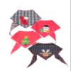 Tail Trends Dog Bandanas with Designer Appliqués, for Medium to Large Dogs, 100% Cotton, 4-Pack view 1