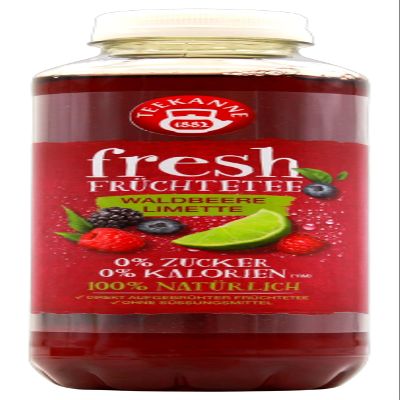 Teekanne fresh Forest Berry Lime, 500 ml, 12-pack, Single-Use with Deposit