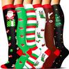 Compression Socks for Women and Men, 1/3/6 Pairs, 20–30 mmHg, Multicolor, Large/X-Large view 1