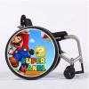 Wheelchair Spoke Guards (1 Pair) – Easy to Install – For 53.51–54.50 cm Push Rims, Flat Mounts – “Panda” view 2