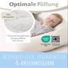 pic Bear 190 cm Nursing Pillow with Cotton Cover, U-Shaped (Solid Dusty Pink) view 4