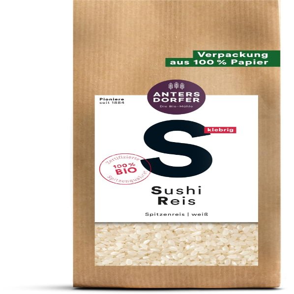 Antersdorfer Die Bio-Mühle Organic White Sushi Rice (1 x 500 g)