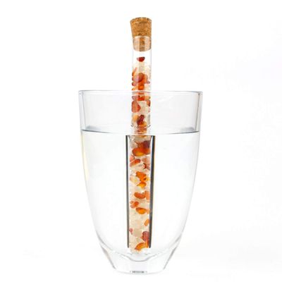 Aqua Lapis Premium Joy Gemstone Stick, Clear Quartz & Amber Gemstone Water XL - 250 x 30 mm