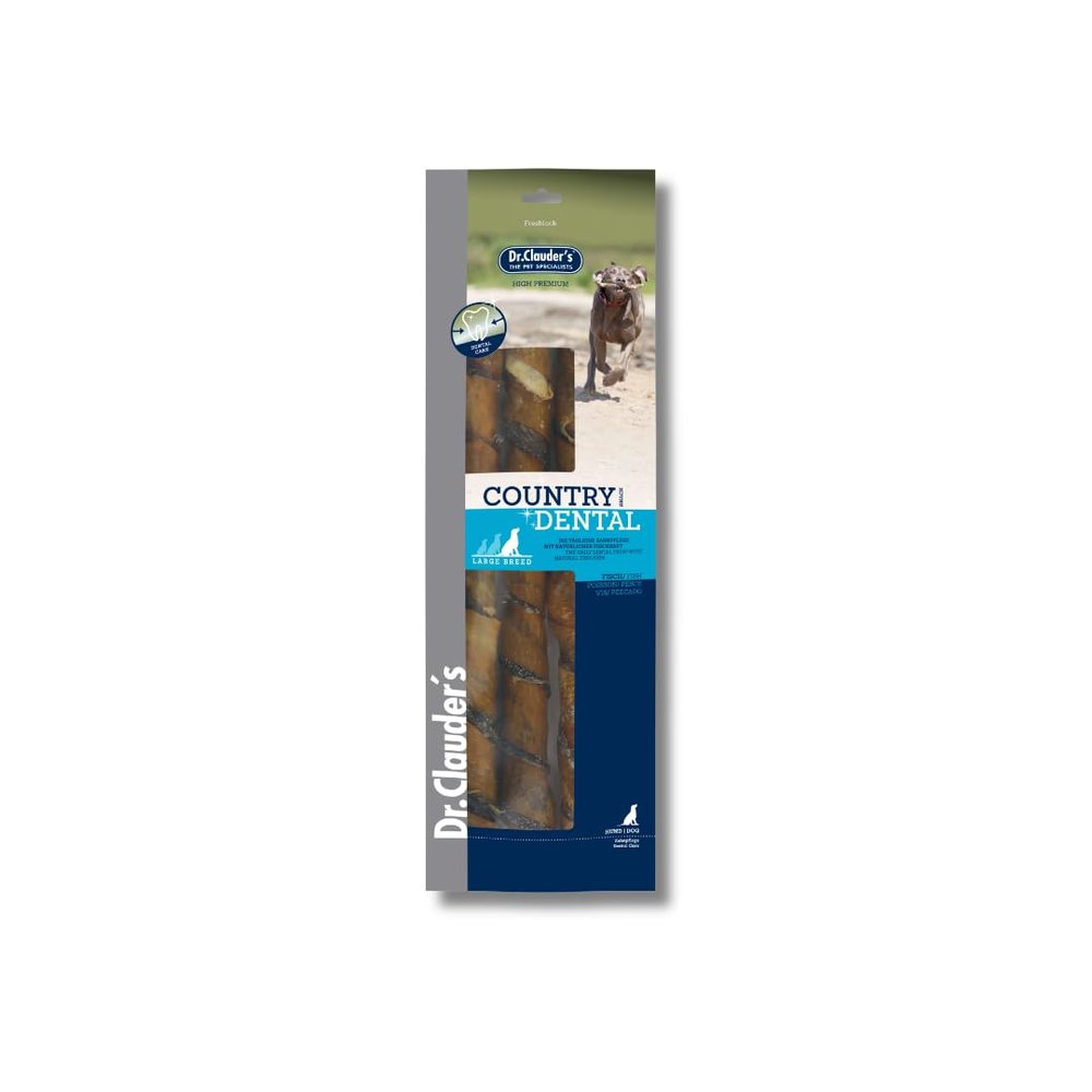 Country Dental Snack Large Breed Fish | Chew Snack for Large Dogs | 270 g