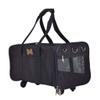 Backbayia 50 x 30 x 28 cm Pet Carrier with Wheels, Black view 1