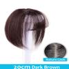 LesafeV Hair Extension, 20 cm, Dark Brown view 2