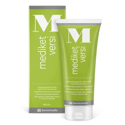 Mediket Versi Cleansing Gel for Skin and Scalp, 120 ml, Tinea Versicolor