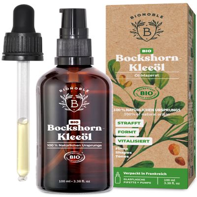 BIONOBLE Organic Fenugreek Oil | Firms Breasts and Buttocks, Hair Loss | 100 ml