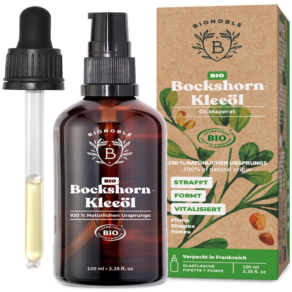 BIONOBLE Organic Fenugreek Oil | Firms Breasts and Buttocks, Hair Loss | 100 ml