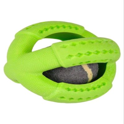 Flamingo Foam Tennis Mint Scent Dog Toy 11cm