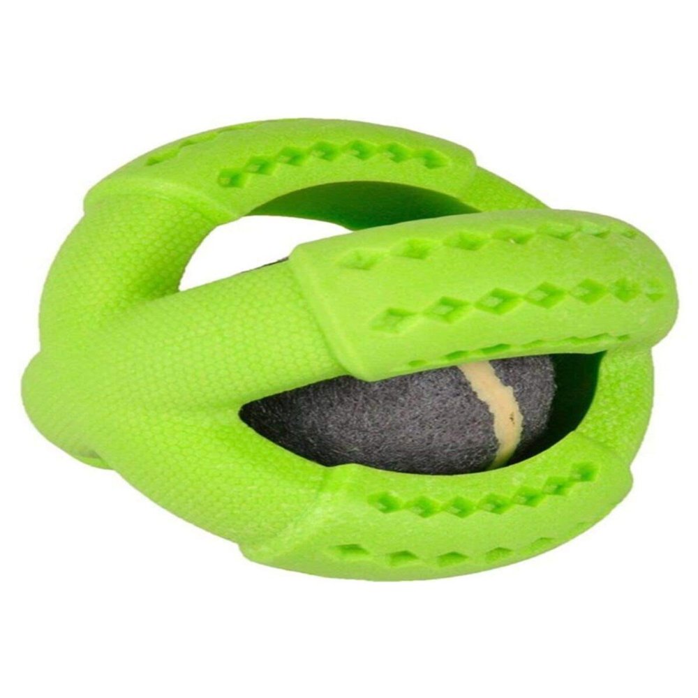 Flamingo Foam Tennis Mint Scent Dog Toy 11cm