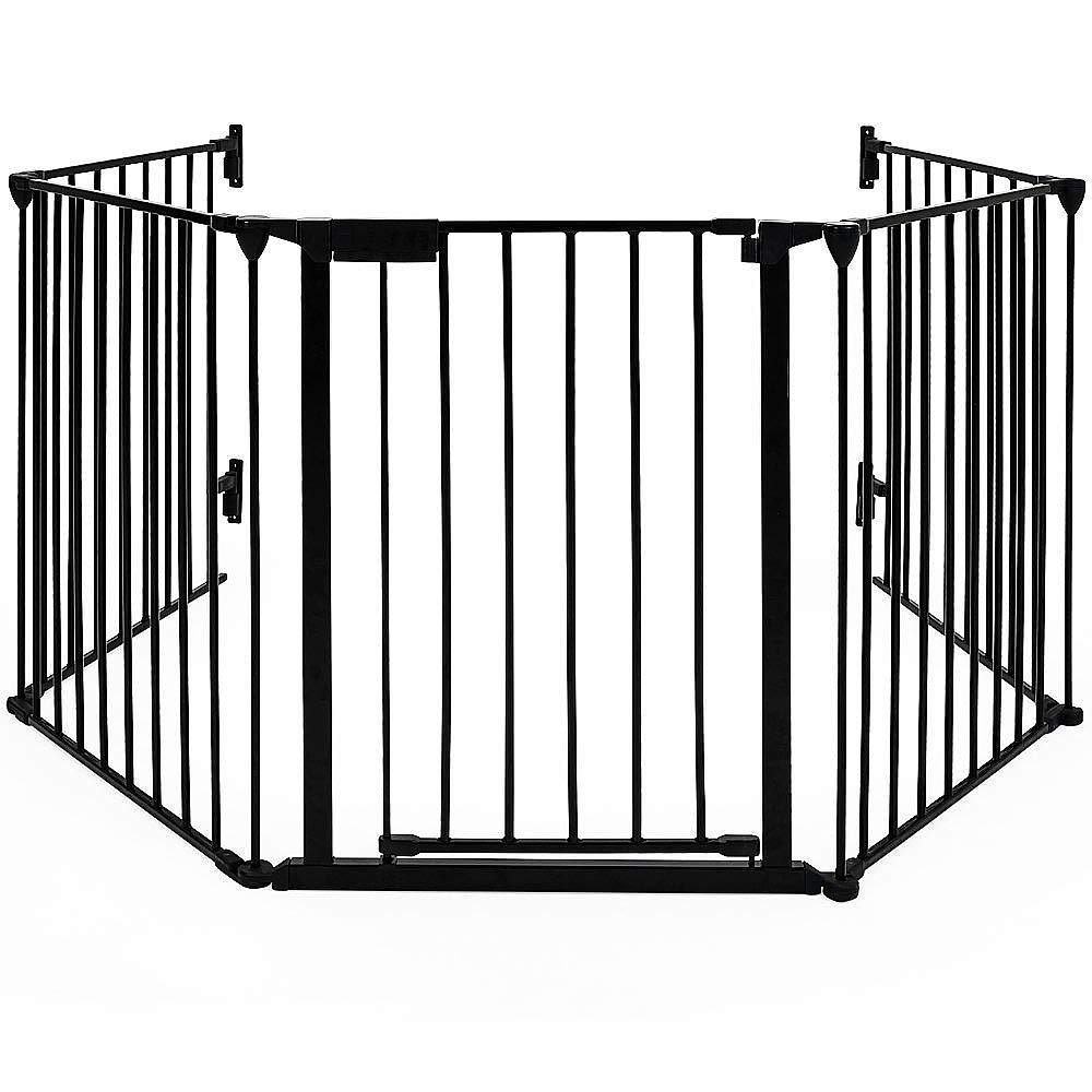 WeFun Fireplace Safety Gate, Playpen Barrier with Door, 3 m, 75 cm High