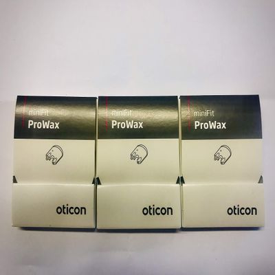 Original Oticon ProWax MiniFit Replacement Wax Filters (3 Packs - 18 Filters)