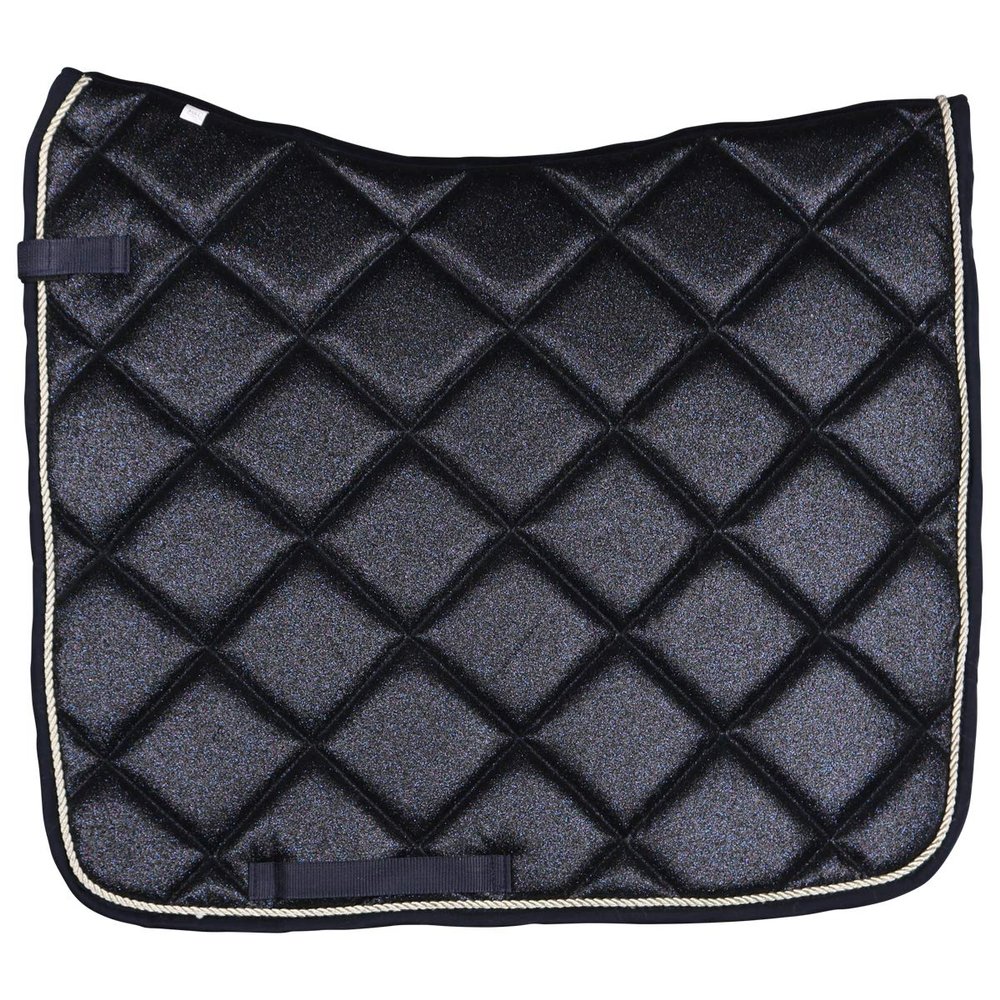 H&B HB Sparkling Saddle Pad – Grey, Dressage, Full Size